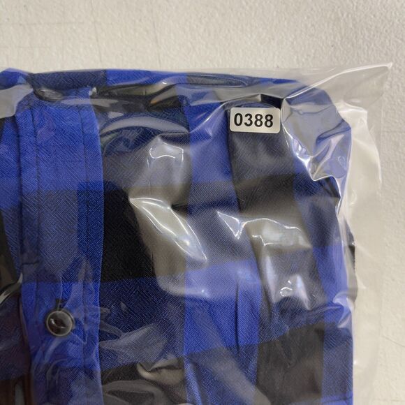 Rag & Bone Shirtdress Women's Size M Blue Black Plaid Belted Button Up - Picture 15 of 15